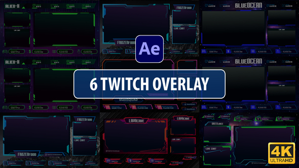 Twitch Overlay Stream | After Effects