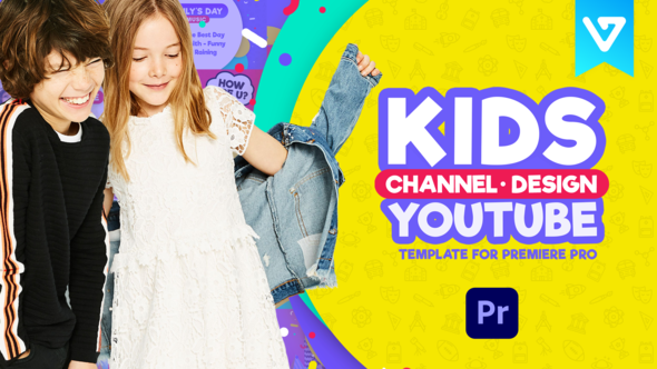 Kids Youtube Channel Design Premiere Pro By Easyedit Videohive