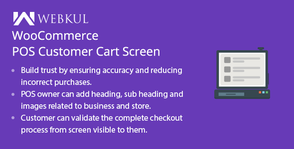 WooCommerce POS Customer Cart Screen