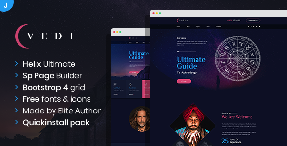 Vedi - Astrology - ThemeForest 29001190