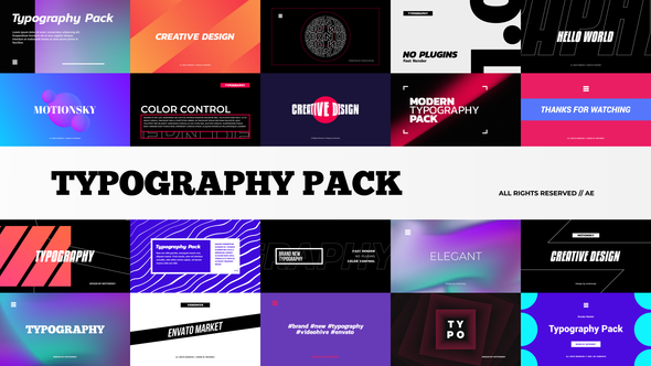 Stylish Typography Pack