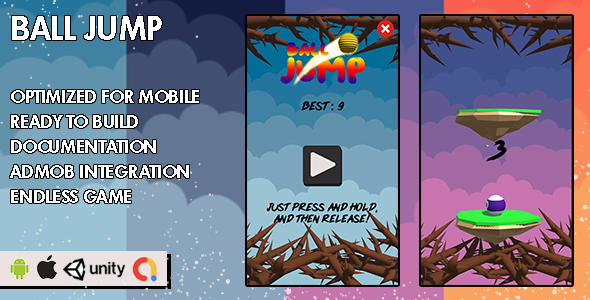 Ball Jump - Unity Game - Android Hypercasual Game