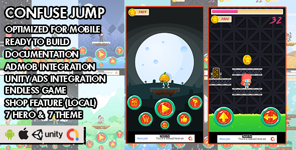 Confuse Jump - Unity Game - Android Hypercasual Game