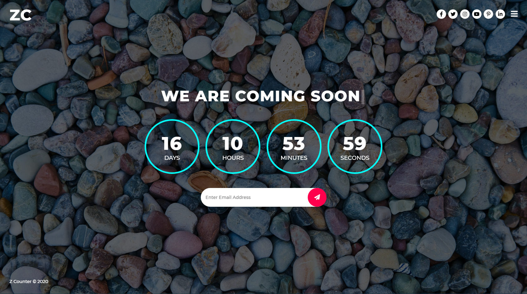 Z Counter Coming Soon Countdown with Admin Panel by zaiblab CodeCanyon