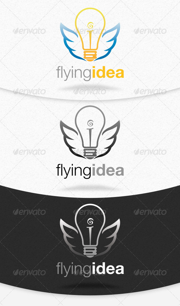 Flying Idea Logo Template - Symbols Logo Templates