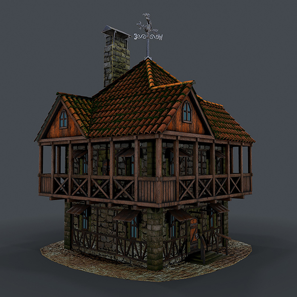 Medieval house 3d - 3Docean 29038234