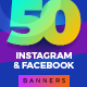 50-Instagram & Facebook Banners