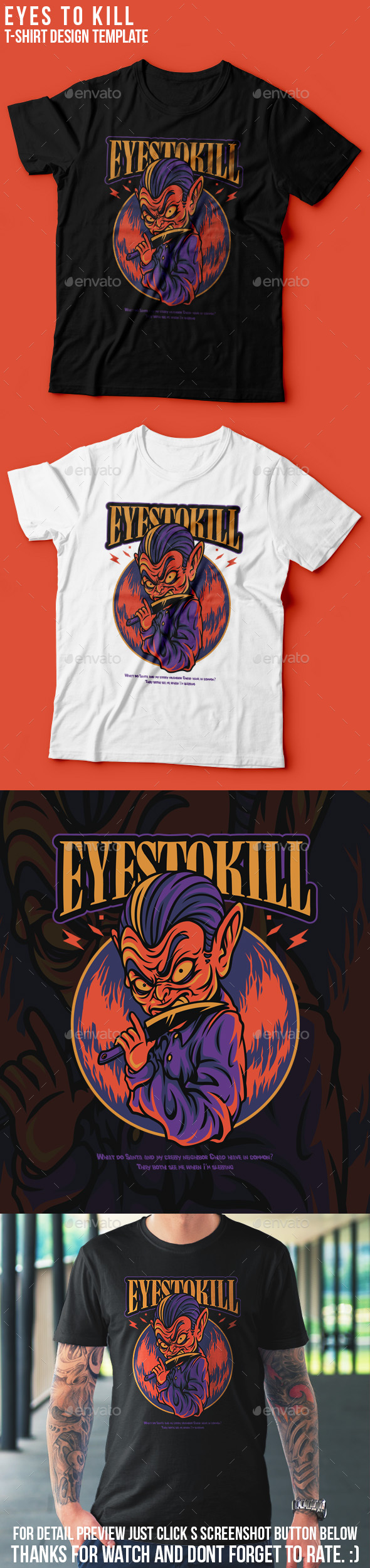 Eyes to Kill T-Shirt Design