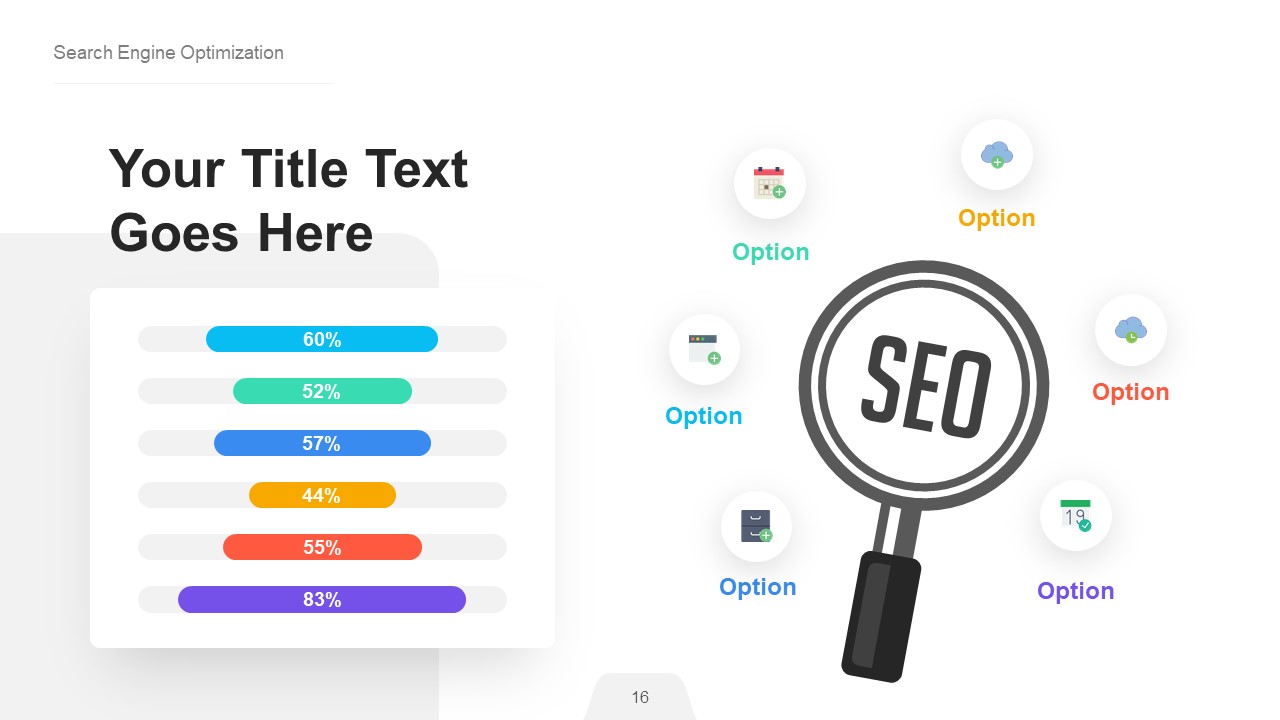 SEO infographic Powerpoint Presentation Template, Presentation Templates
