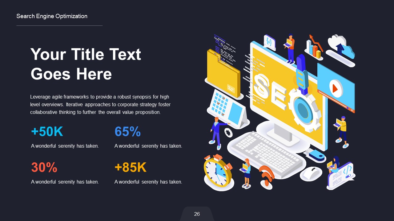 SEO infographic Powerpoint Presentation Template by RRgraph | GraphicRiver