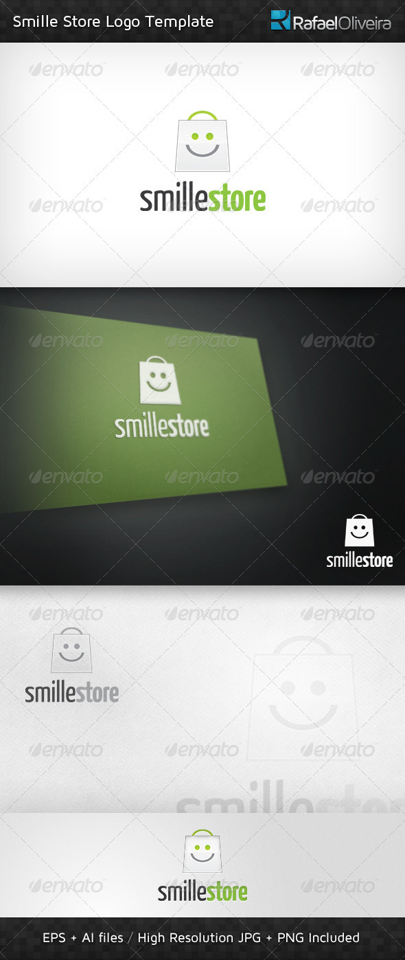 Smille Store Logo Template - Symbols Logo Templates