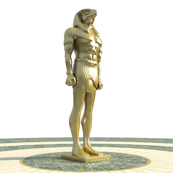 Egyptian Pheronic Sculpture - 3Docean 29052008