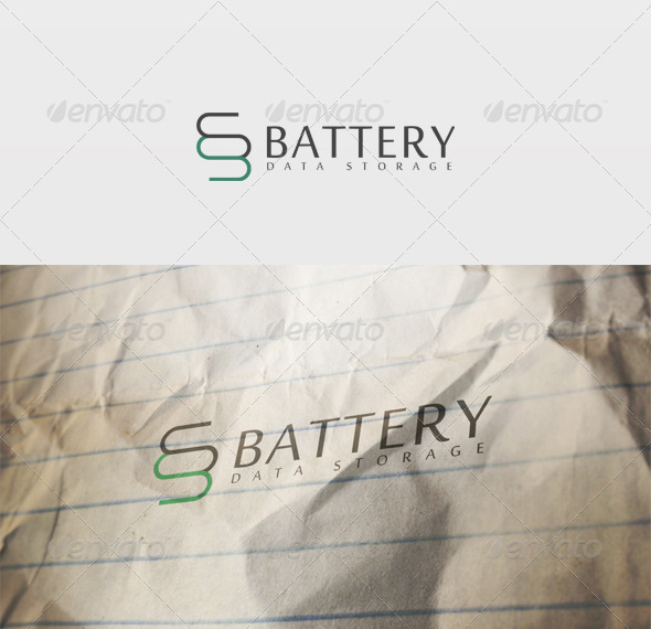 Battery Logo - Vector Abstract