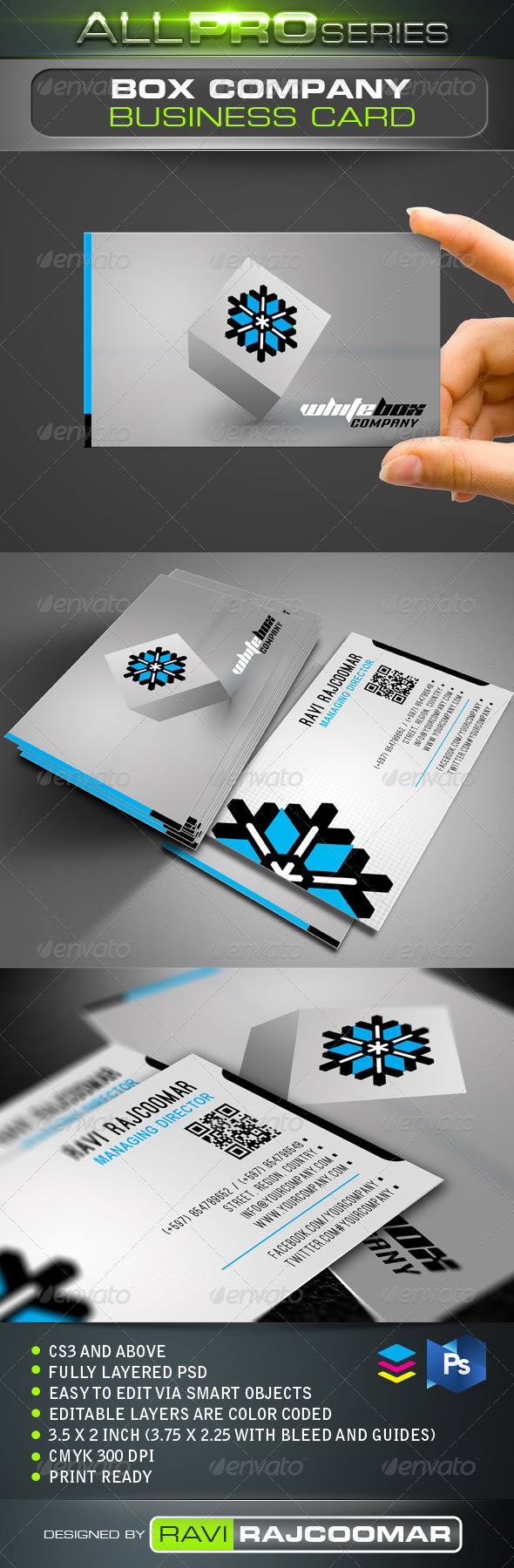 Box Company Business Card - Creative Business Cards