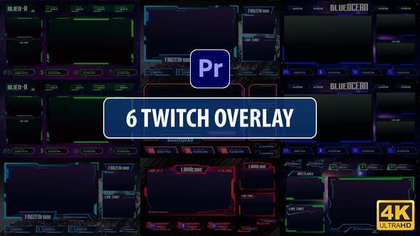Twitch Overlay Stream | Premiere Pro MOGRT