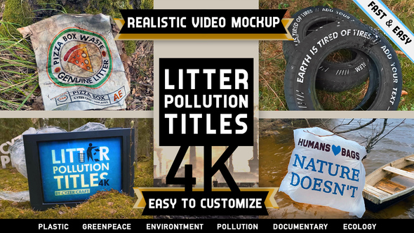Environment Litter Pollution - VideoHive 26709460