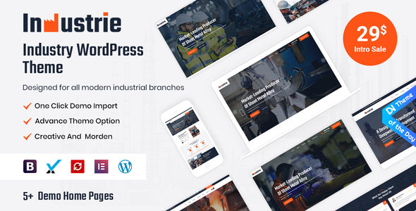 Industrie – Industry WordPress Theme