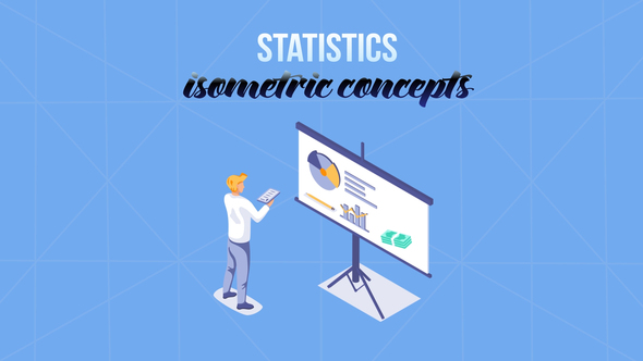 Statistics - Isometric - VideoHive 29057296