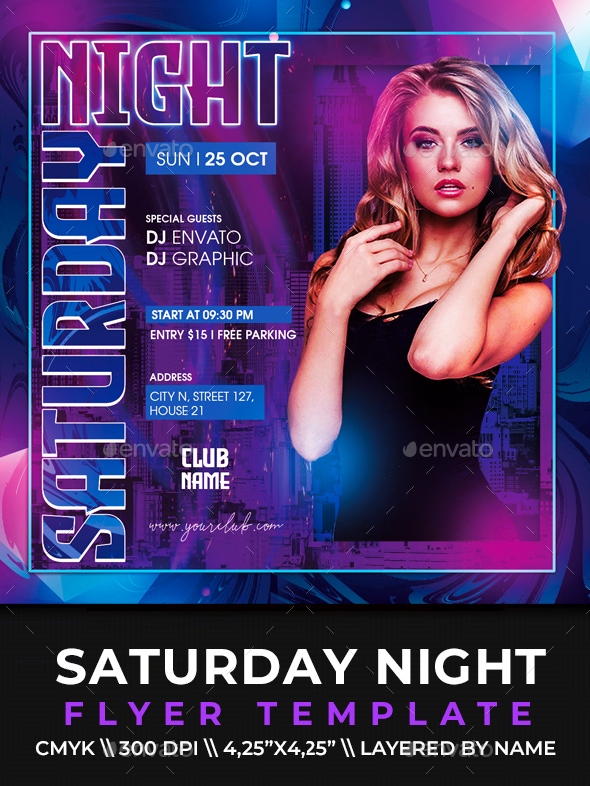 Saturday Night Flyer by valone6