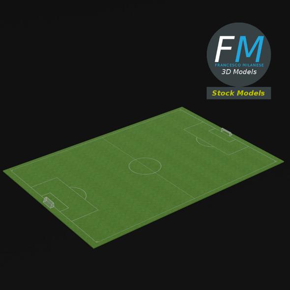 Football soccer field - 3Docean 29062524
