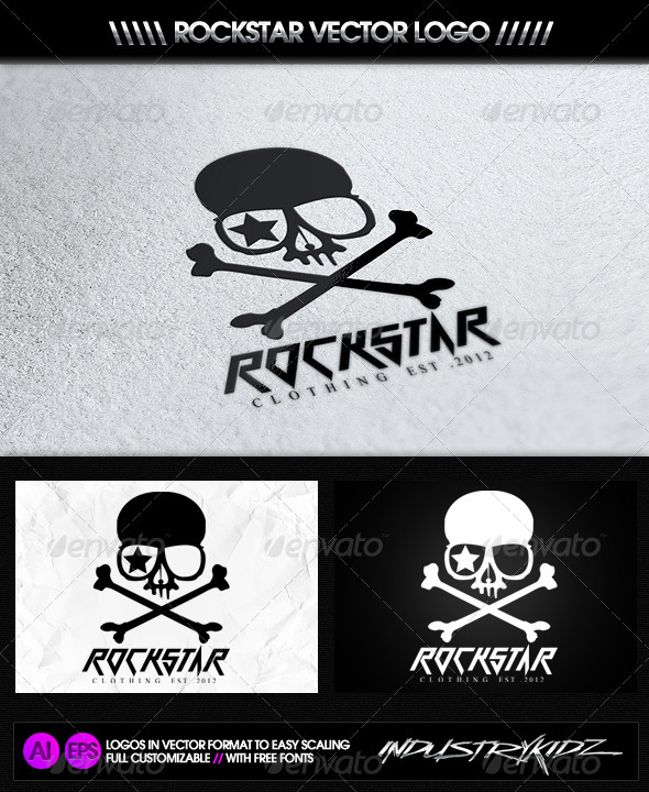 Rockstar Logo - Symbols Logo Templates
