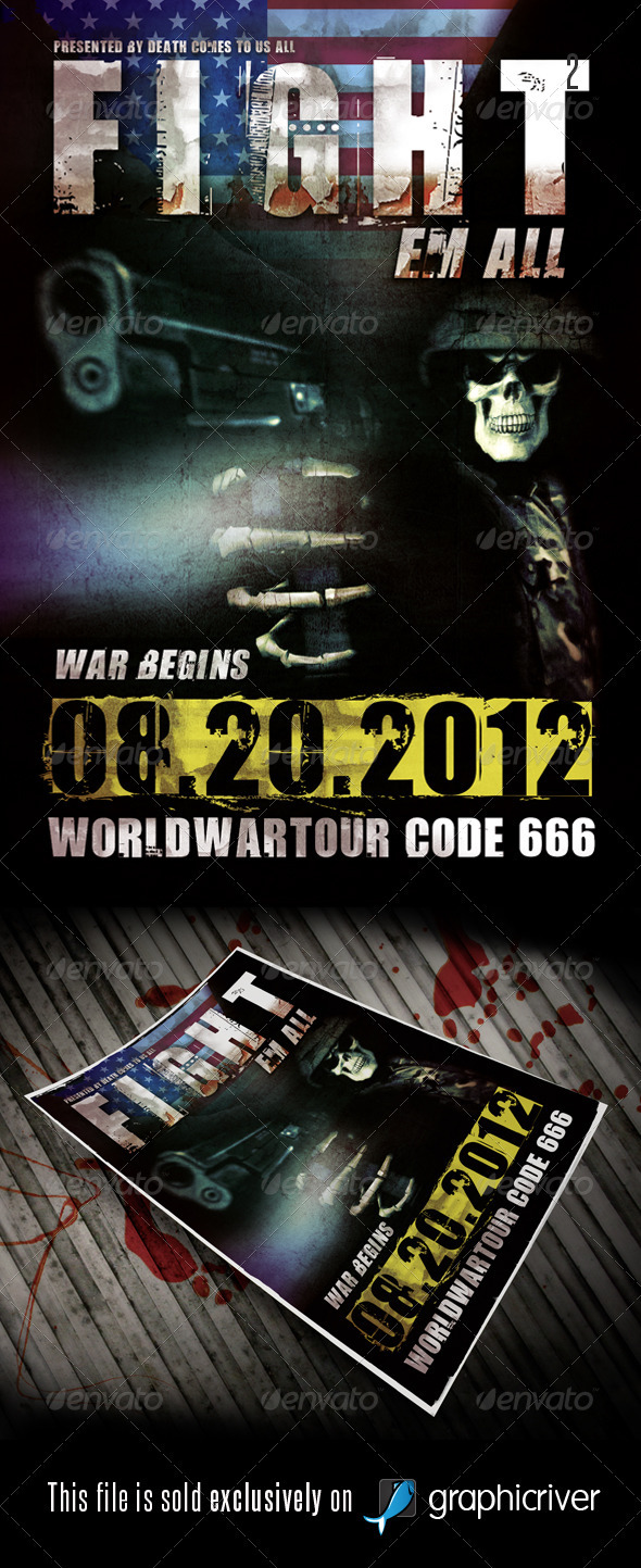 Heavy Metal Flyer/Poster Vol.2 - Flyers Print Templates