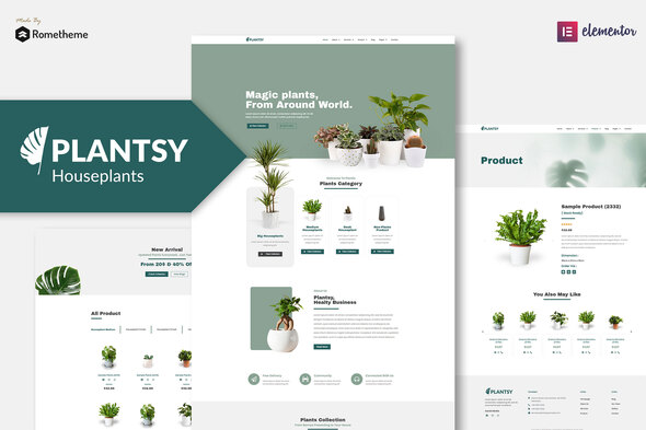 Plantsy - Houseplants - ThemeForest 29070034