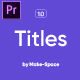 Big Titles &amp; Lower Thirds for Premiere Pro | Essential Graphics - VideoHive Item for Sale