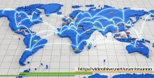 World Network Connection - VideoHive 2687896