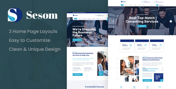 Sesom - Consulting - ThemeForest 29058378