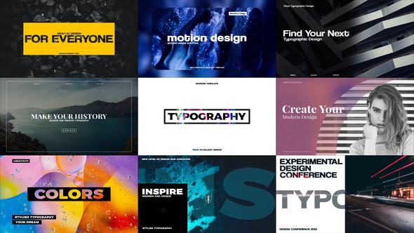 Stylish Typography - VideoHive 29090341