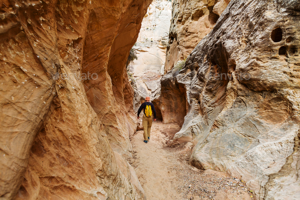 Slot canyon - Stock Photo - Images