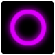 HTML5 Neon Circle Pong Game - Phaser