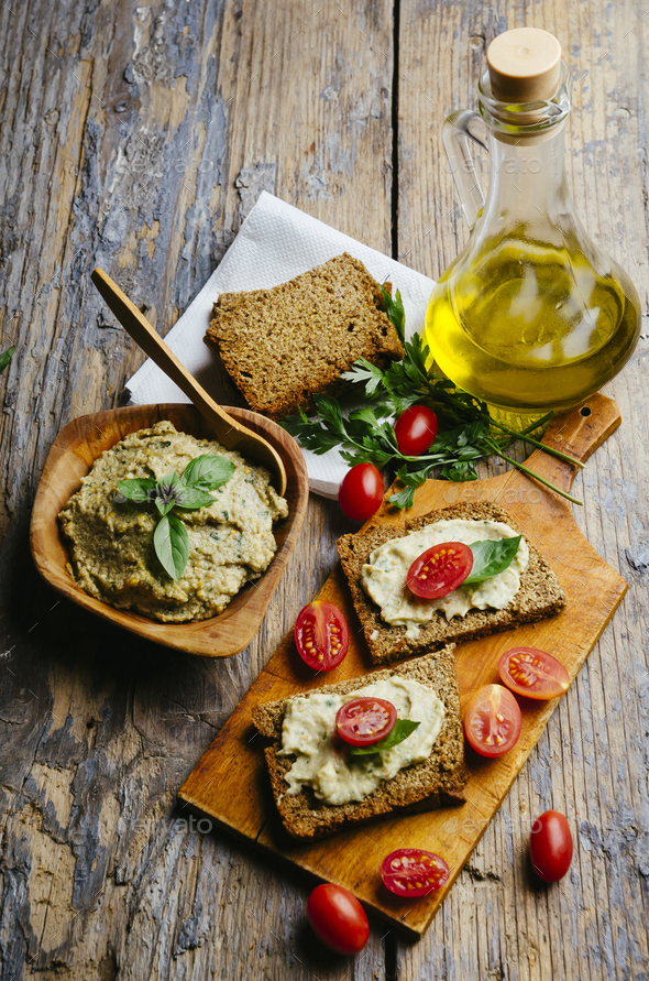Baba ghanoush - Stock Photo - Images