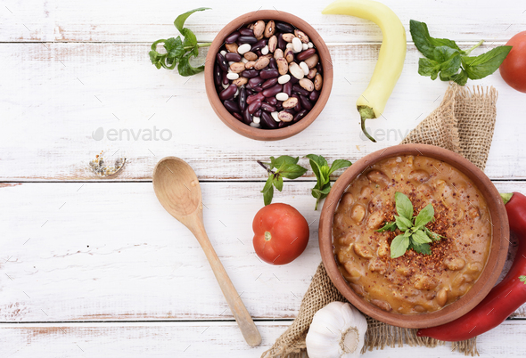 Baked bean - Stock Photo - Images