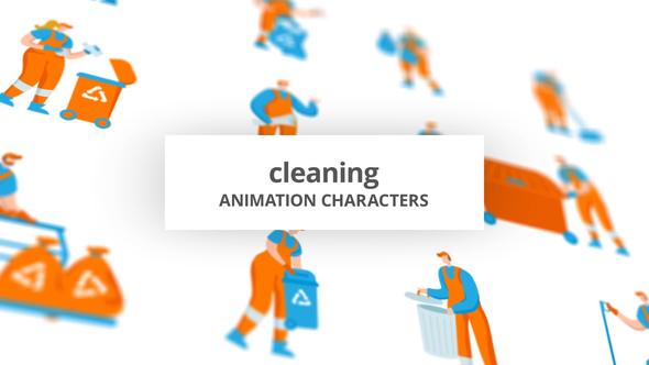Cleaning - Character - VideoHive 29102439