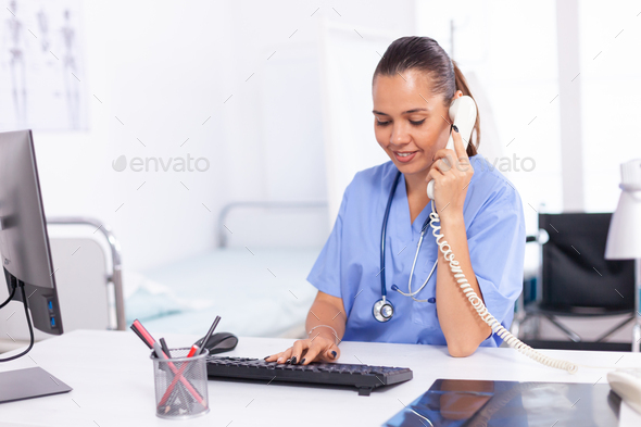 Nurse Calling Patient Stock Photo By DC Studio PhotoDune   IMG 8443.JPG