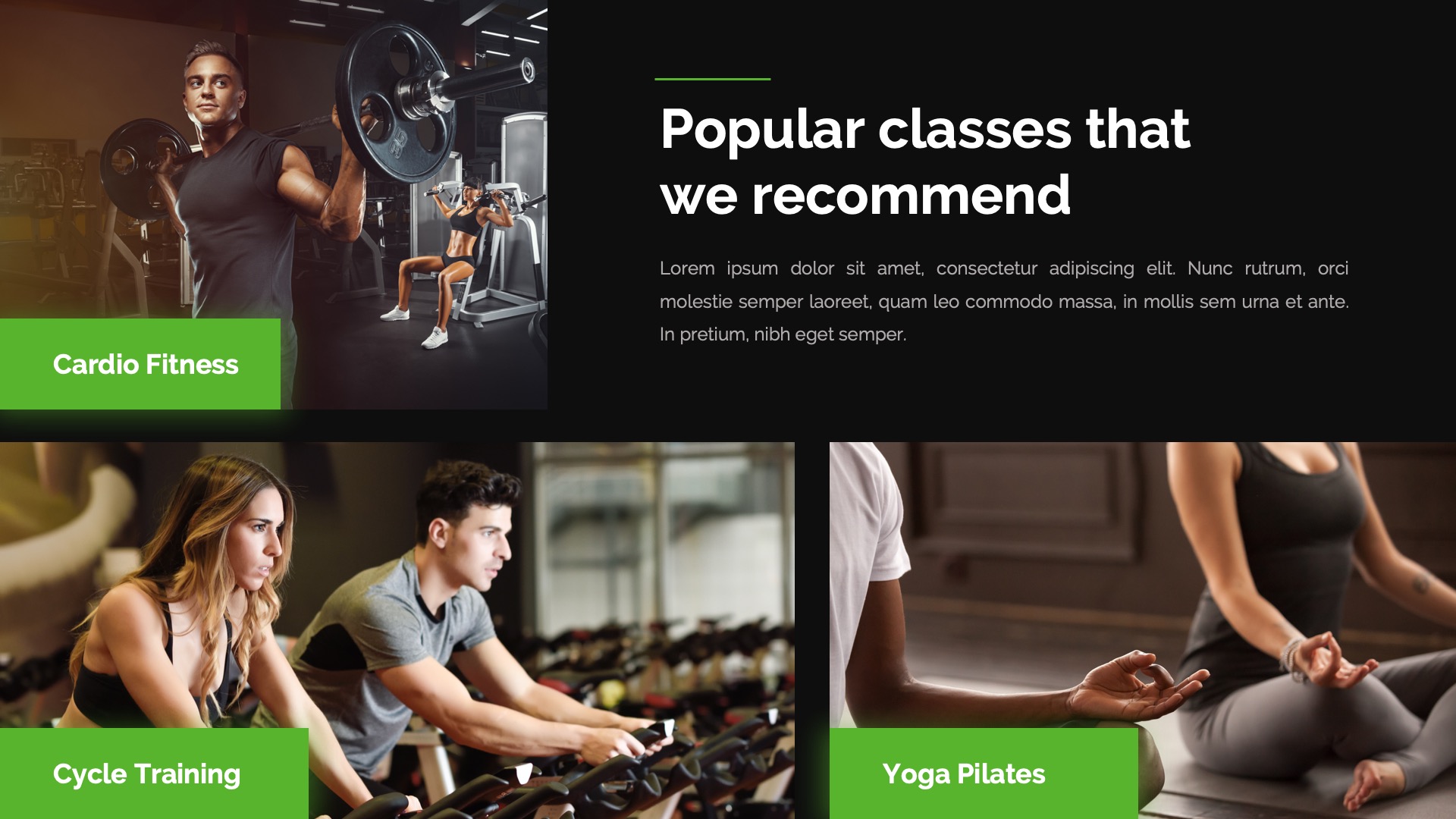 Gymbas - Gym & Fitness Powerpoint Template, Presentation Templates