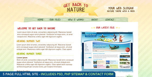 Get Back To - ThemeForest 97114
