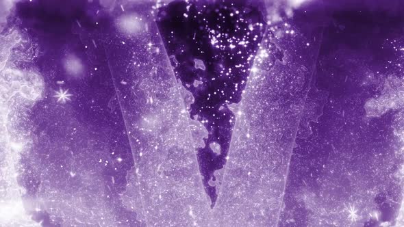 Purple Glow Particles