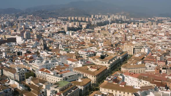 Cityscape of Malaga alt