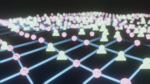 Communication concept. Users all around the world. alt