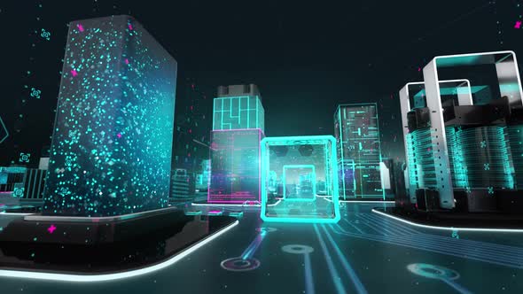 Thank You For Growing With Us with Digital Technology Hitech Concept alt