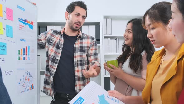 creative agency business brain storm meeting presentation Team alt