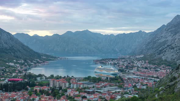 Bay of Kotor in the Evening