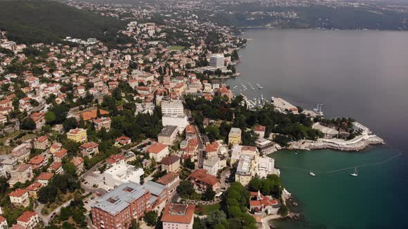 View of The Beach and Blue Sea Coast of Croatia alt