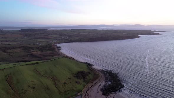 Flying From Inver to Mountcharles in County Donegal  Ireland alt