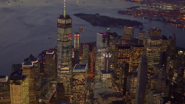 Skyline Cityscape of Skyscrapers in Urban Metropolitan City alt