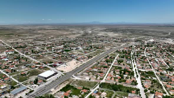 Old City in Turkey aerial view 4 K alt