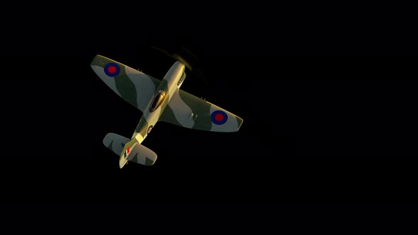 Ww2 British Fighter Plane 